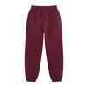 Solid Color Plush Lining Jogger-INNBLAC Fashion Apparel