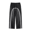 Arc Stripe Thick Baggy Sweatpants-INNBLAC Fashion Apparel