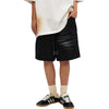 Elasticated Waist Whisker Print Jogger Shorts