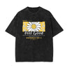 Flower Urban Streetwear Graphic Tee-INNBLAC